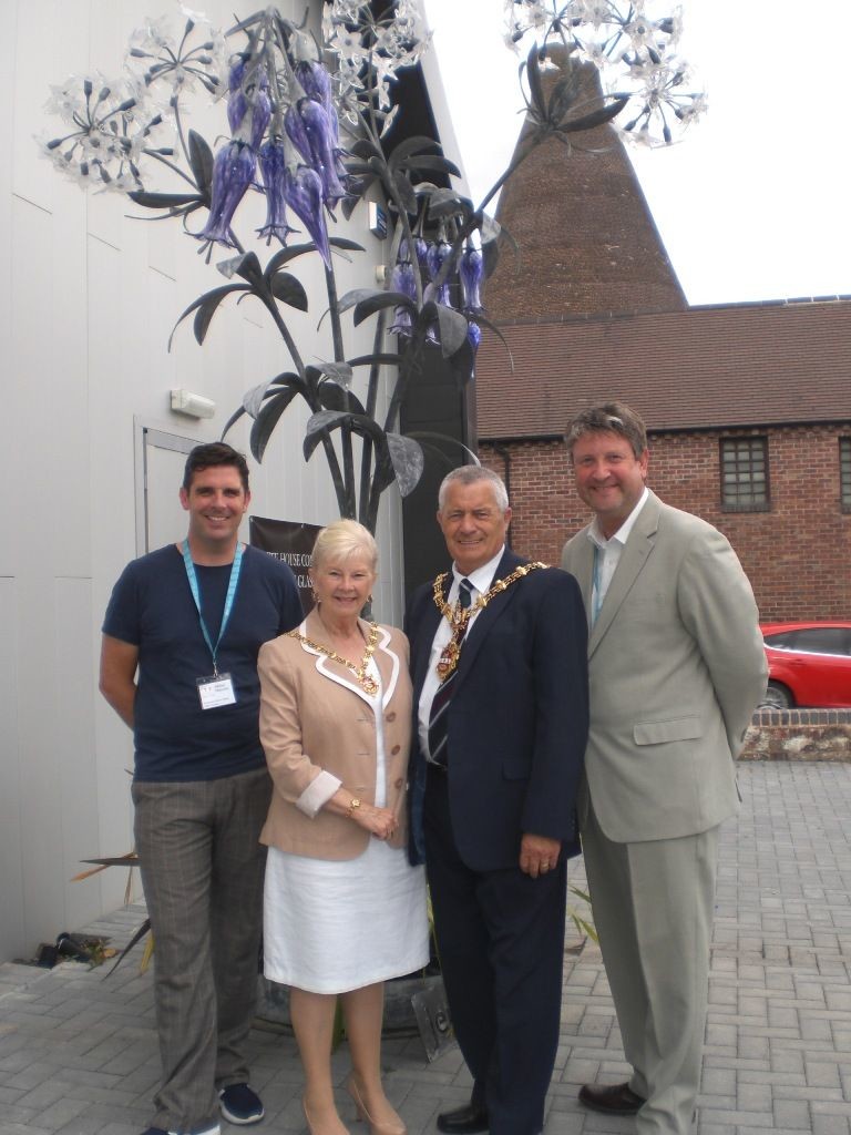 Allister Malcolm and Simon Bruntnell with the Mayor and Mayoress of Dudley